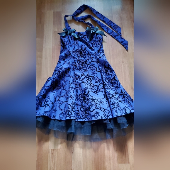 Gothabilly retro style dress - Picture 4 of 5